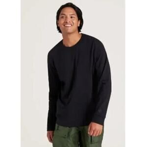 Allbirds NWT Men's Natural Black Organic Cotton Long Sleeve T-Shirt Size S